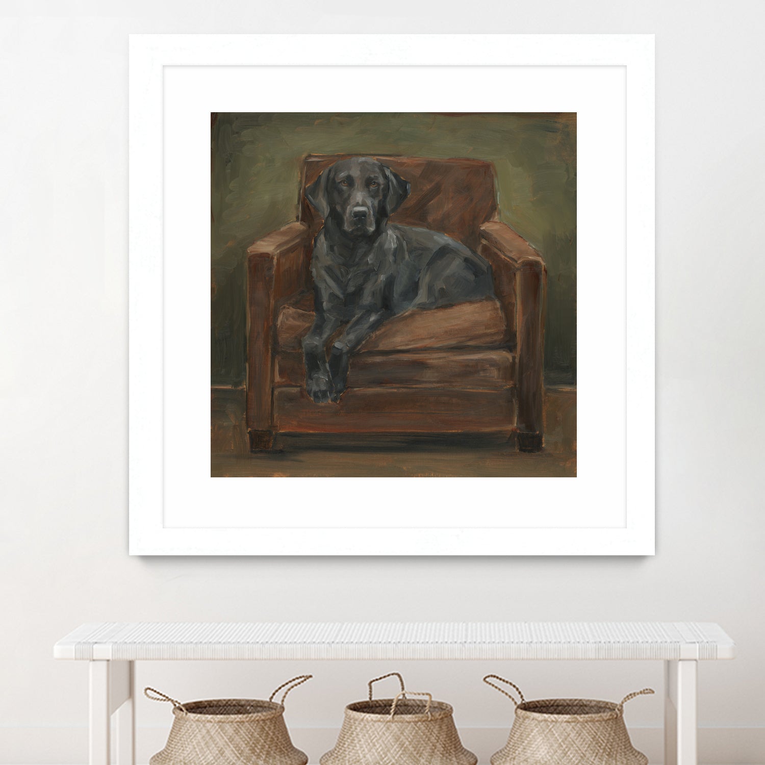 Hunting Lounge II by Ethan Harper on GIANT ART - animals nature pets