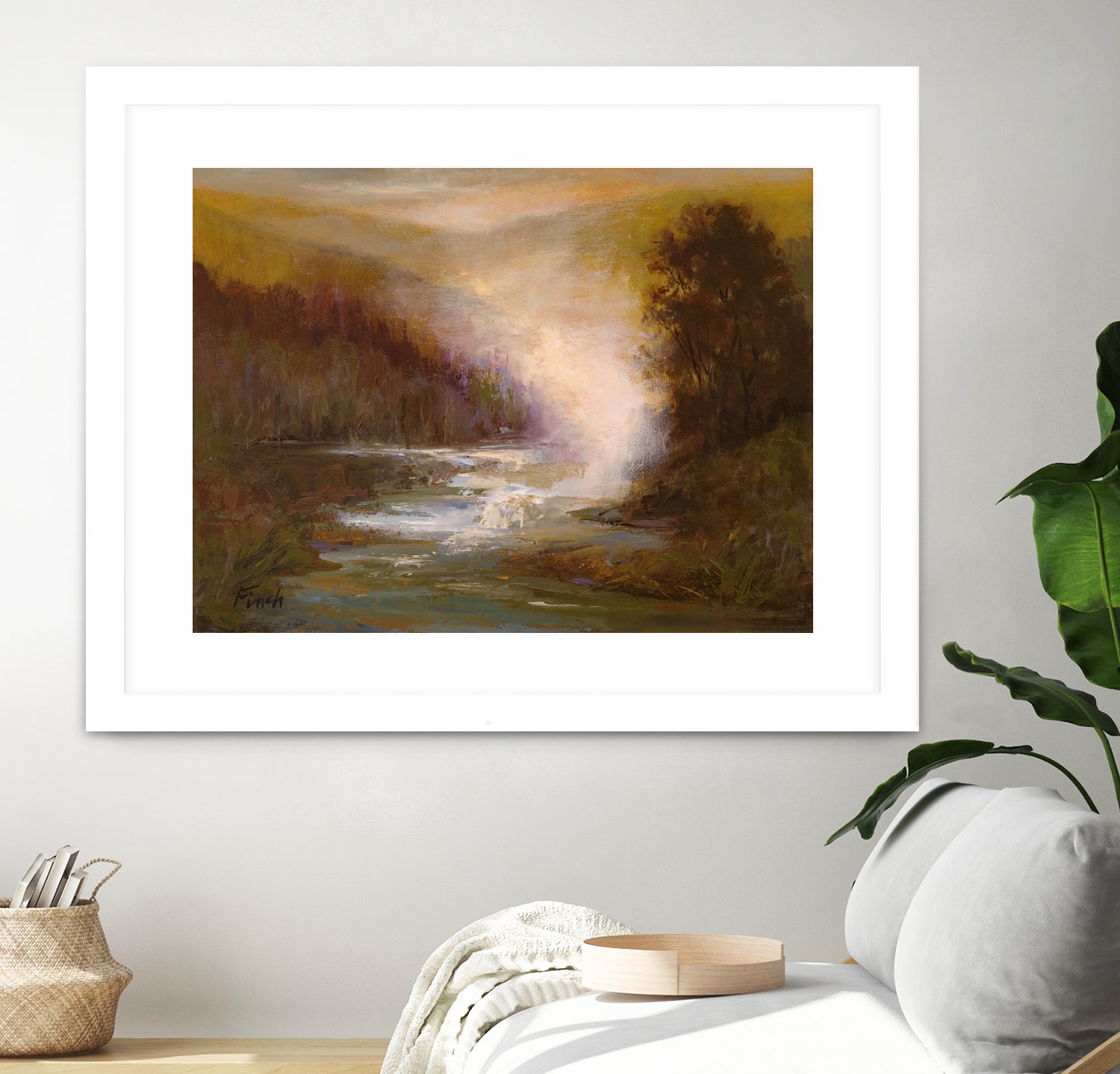 Waterfall Mist by Sheila Finch on GIANT ART - landscapes seascapes lakes rivers