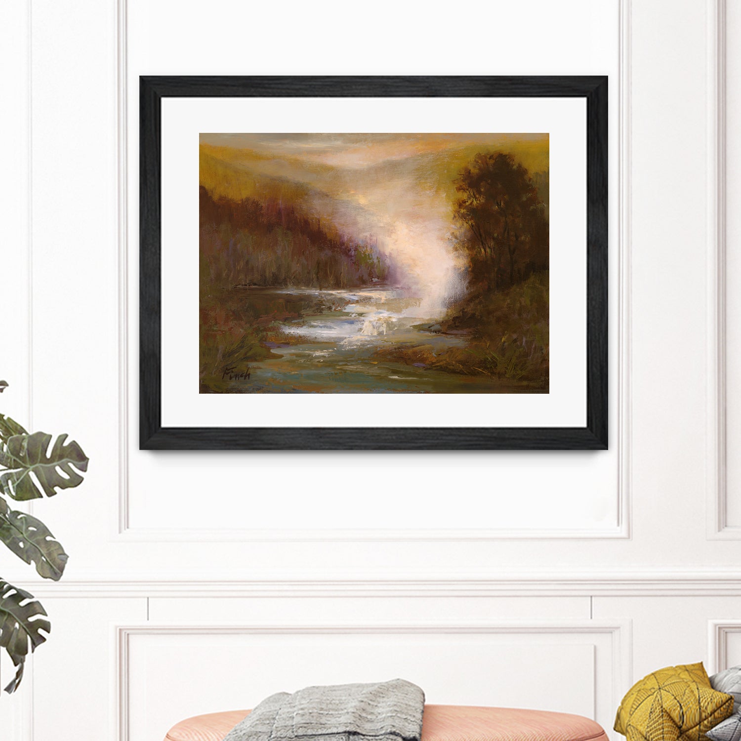 Waterfall Mist by Sheila Finch on GIANT ART - landscapes seascapes lakes rivers