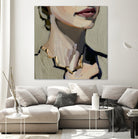 Golden Poise II by Paula Freeman on GIANT ART - figurative fashion womens