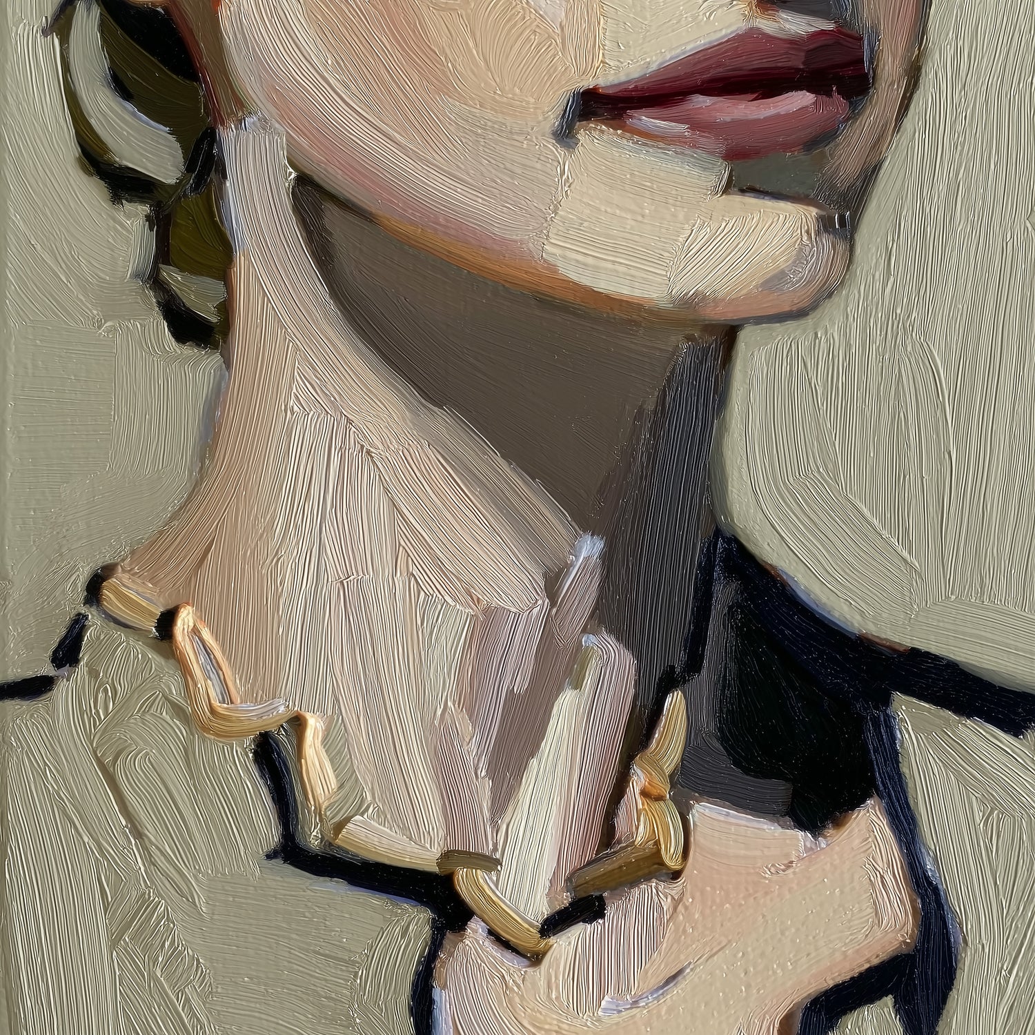 Golden Poise II by Paula Freeman on GIANT ART - figurative fashion womens