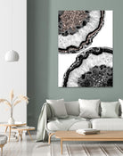 Yin Yang Agate Glitter Glam #1 #gem #decor #art by Anita's & Bella's Art on GIANT ART