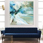 Écume by Kathleen Cloutier on GIANT ART - green abstract