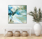 Écume by Kathleen Cloutier on GIANT ART - green abstract