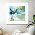 Écume by Kathleen Cloutier on GIANT ART - green abstract