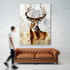 Majesté by Marie Andrée Leblond on GIANT ART - grey animals