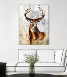 Majesté by Marie Andrée Leblond on GIANT ART - grey animals