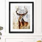 Majesté by Marie Andrée Leblond on GIANT ART - brown animals deer
