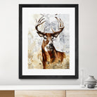 Majesté by Marie Andrée Leblond on GIANT ART - brown animals deer