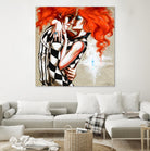 Flame by Marie Andrée Leblond on GIANT ART - orange men and women