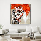 Flame by Marie Andrée Leblond on GIANT ART - orange men and women