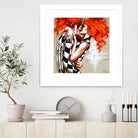 Flame by Marie Andrée Leblond on GIANT ART - orange men and women