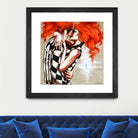 Flame by Marie Andrée Leblond on GIANT ART - orange men and women