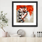 Flame by Marie Andrée Leblond on GIANT ART - orange men and women