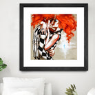 Flame by Marie Andrée Leblond on GIANT ART - orange men and women