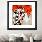 Flame by Marie Andrée Leblond on GIANT ART - orange men and women