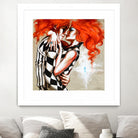 Flame by Marie Andrée Leblond on GIANT ART - orange men and women