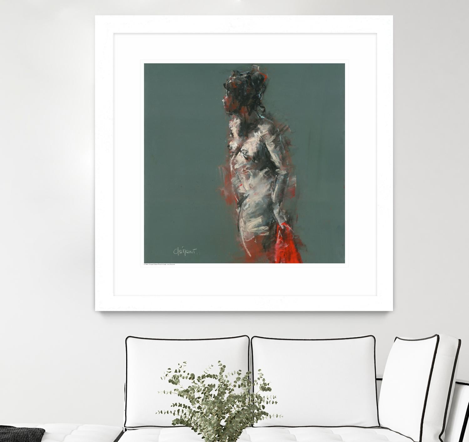 Adale by Jacques Clement on GIANT ART - red nude