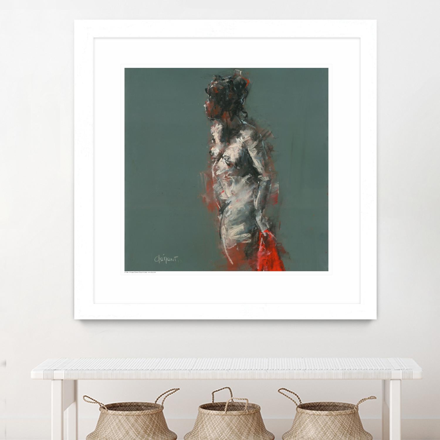 Adale by Jacques Clement on GIANT ART - red nude