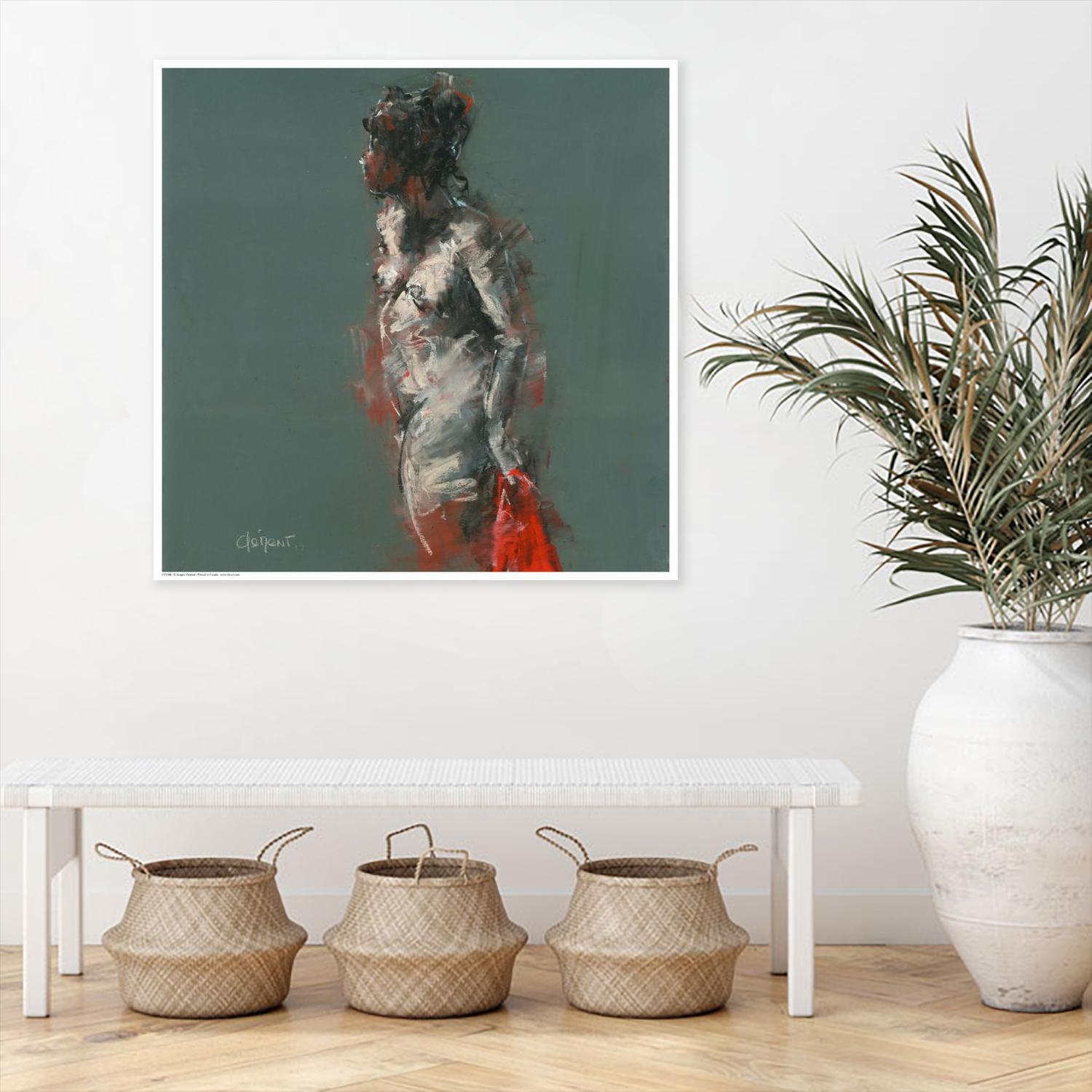 Adale by Jacques Clement on GIANT ART - red nude