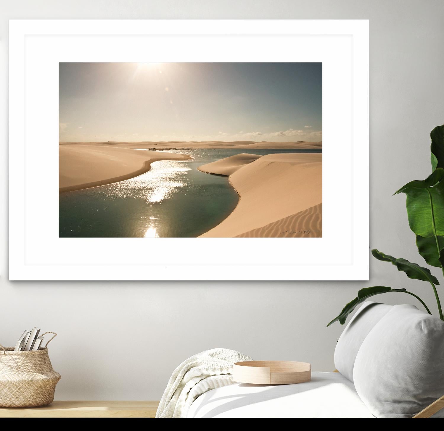 Soft Sunset by Daniel Stanford on GIANT ART - beige landscape sand