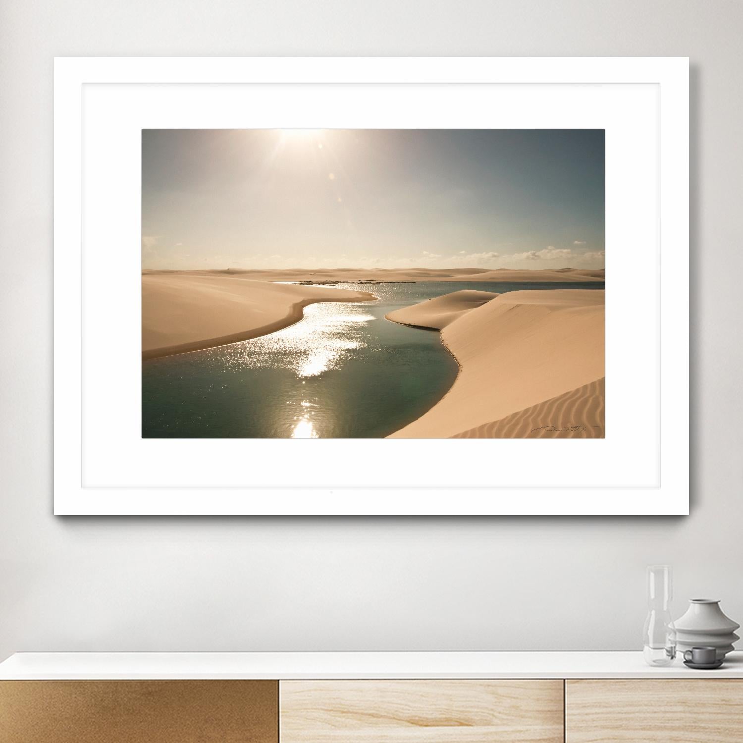 Soft Sunset by Daniel Stanford on GIANT ART - beige landscape sand