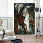 Little White Angel by Marie Andrée Leblond on GIANT ART - red animals