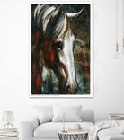 Little White Angel by Marie Andrée Leblond on GIANT ART - red animals