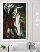 Little White Angel by Marie Andrée Leblond on GIANT ART - red animals