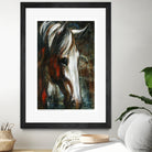 Little White Angel by Marie Andrée Leblond on GIANT ART - red animals