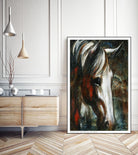 Little White Angel by Marie Andrée Leblond on GIANT ART - red animals