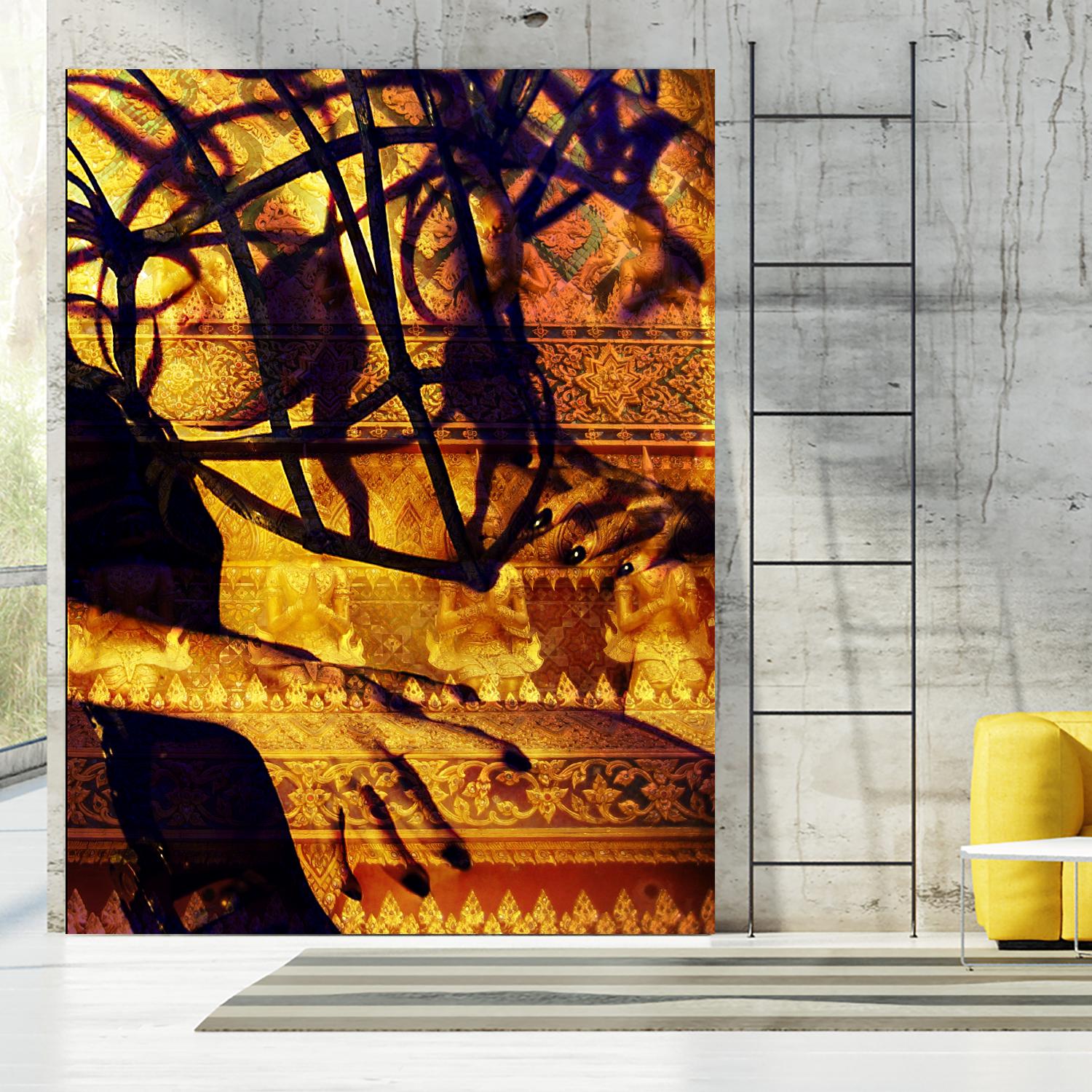 Body Temple Gold by Daniel Stanford on GIANT ART - black photo art