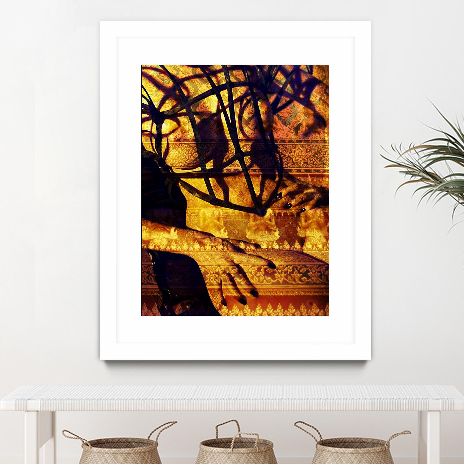 Body Temple Gold by Daniel Stanford on GIANT ART - black photo art