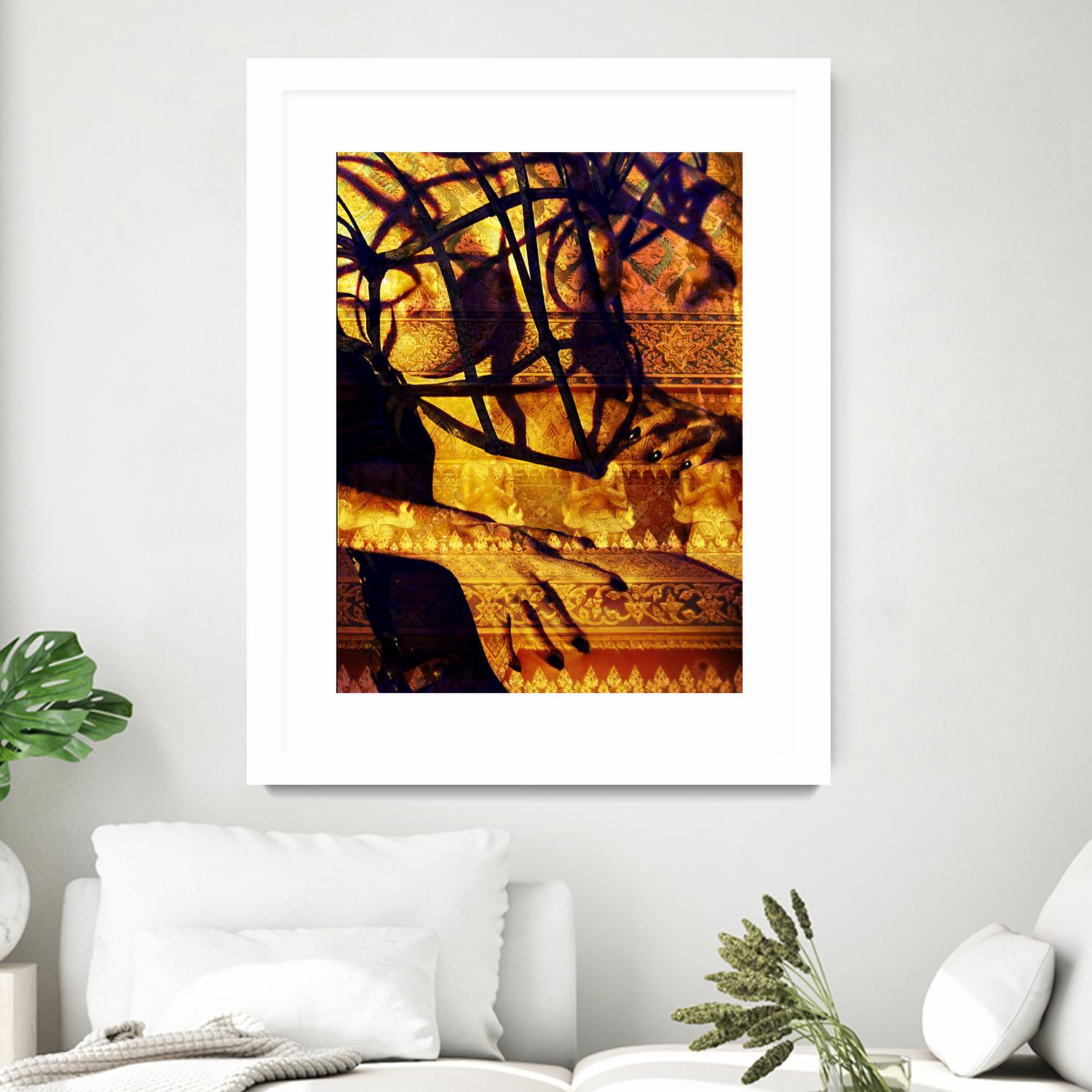 Body Temple Gold by Daniel Stanford on GIANT ART - black photo art