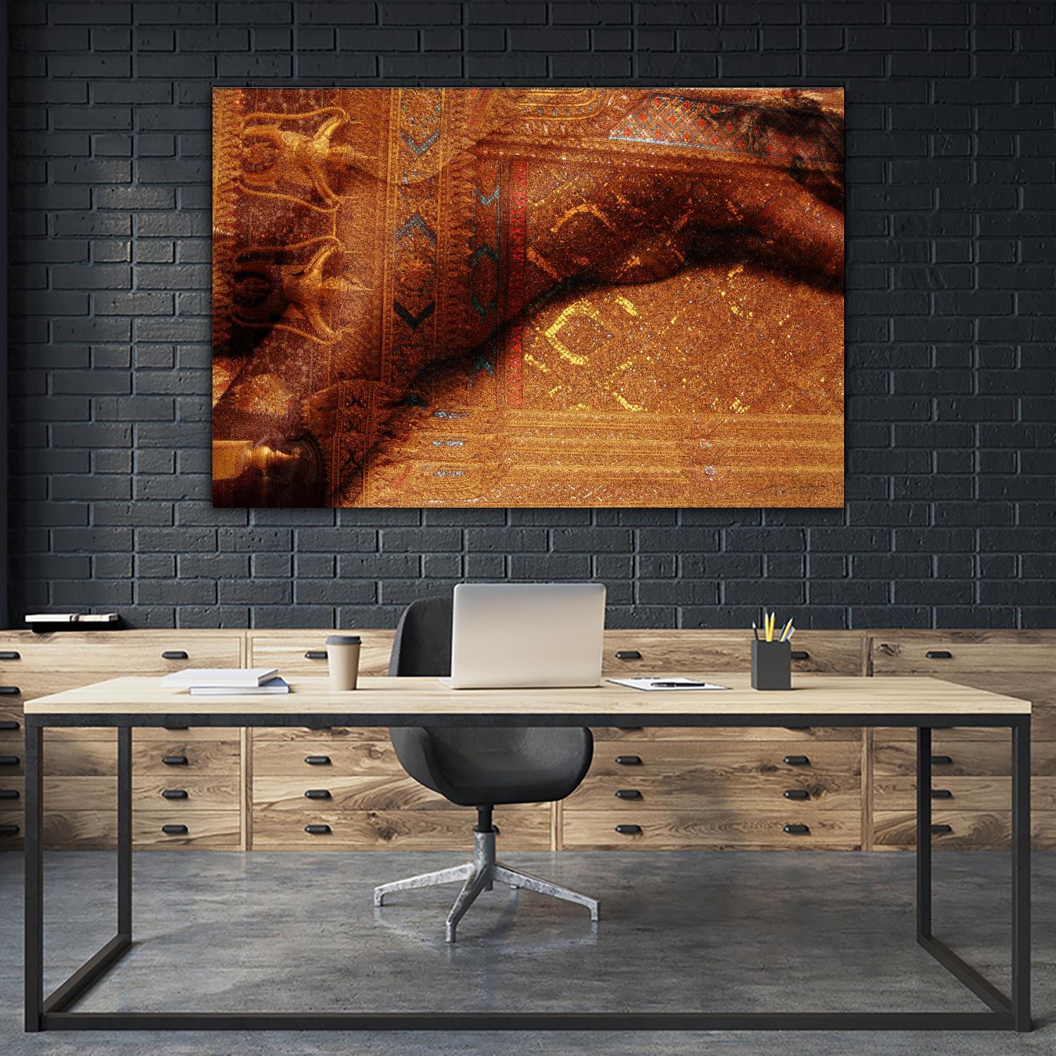 Behind Gold by Daniel Stanford on GIANT ART - orange photo art