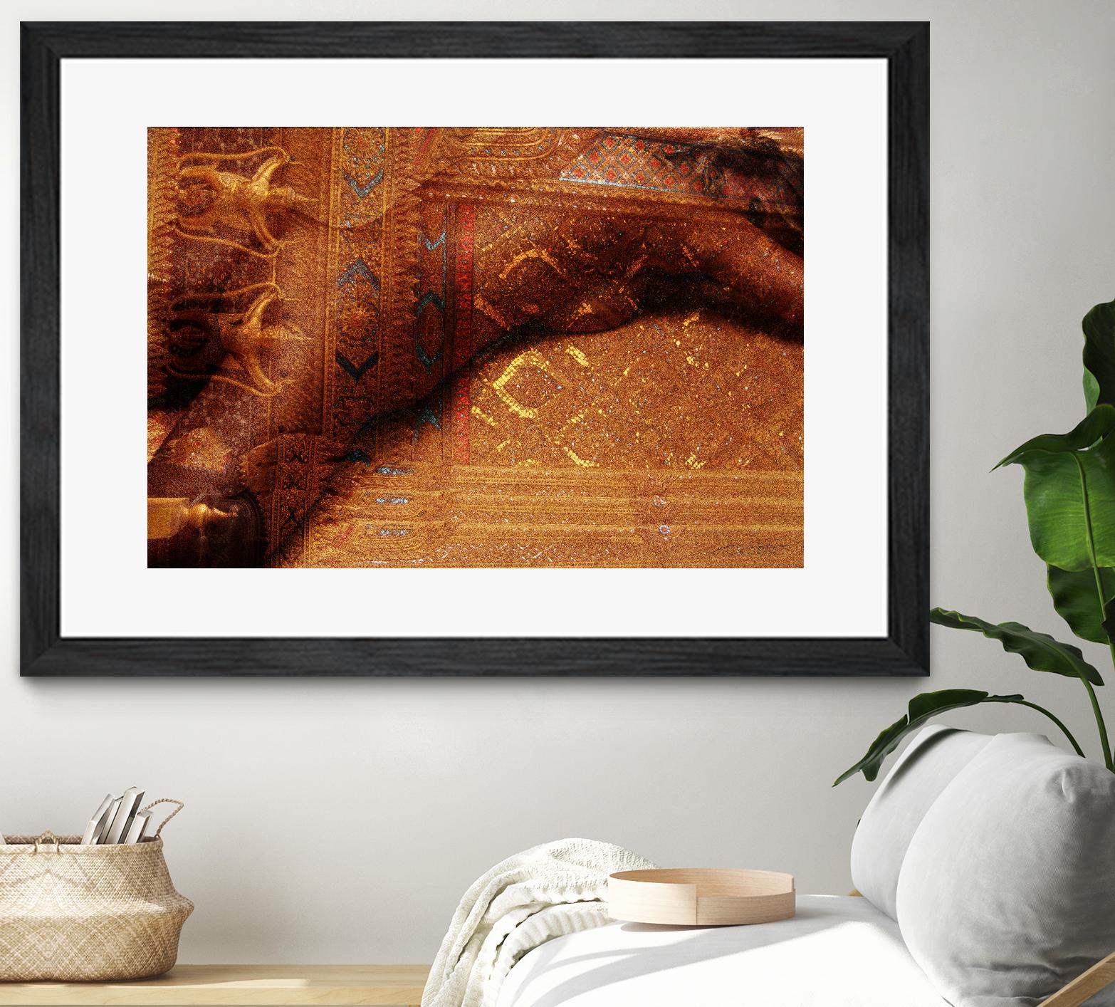 Behind Gold by Daniel Stanford on GIANT ART - orange photo art