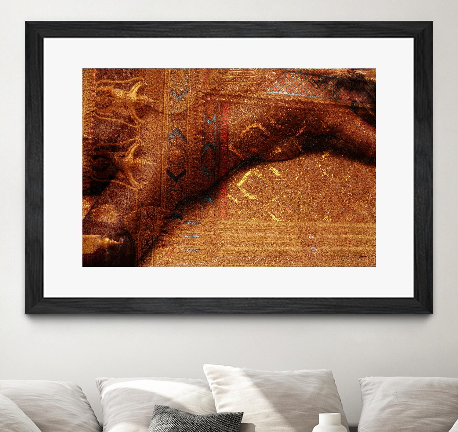 Behind Gold by Daniel Stanford on GIANT ART - orange photo art