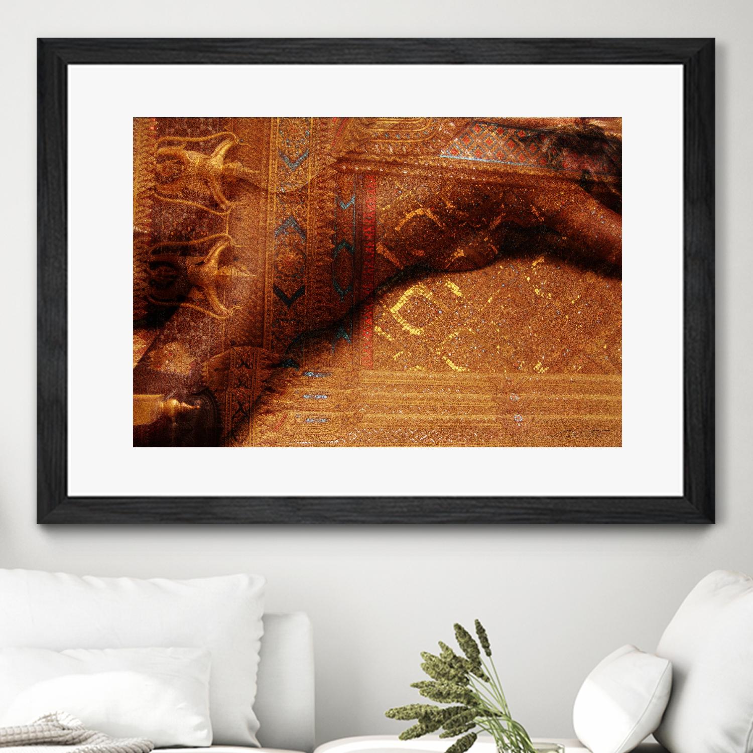 Behind Gold by Daniel Stanford on GIANT ART - orange photo art