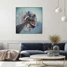 City Center I by Jean-François Dupuis on GIANT ART - blue city scene buildings