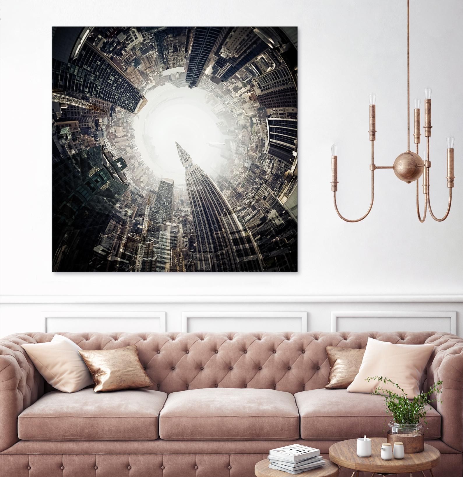 City Center II by Jean-François Dupuis on GIANT ART - white city scene ville