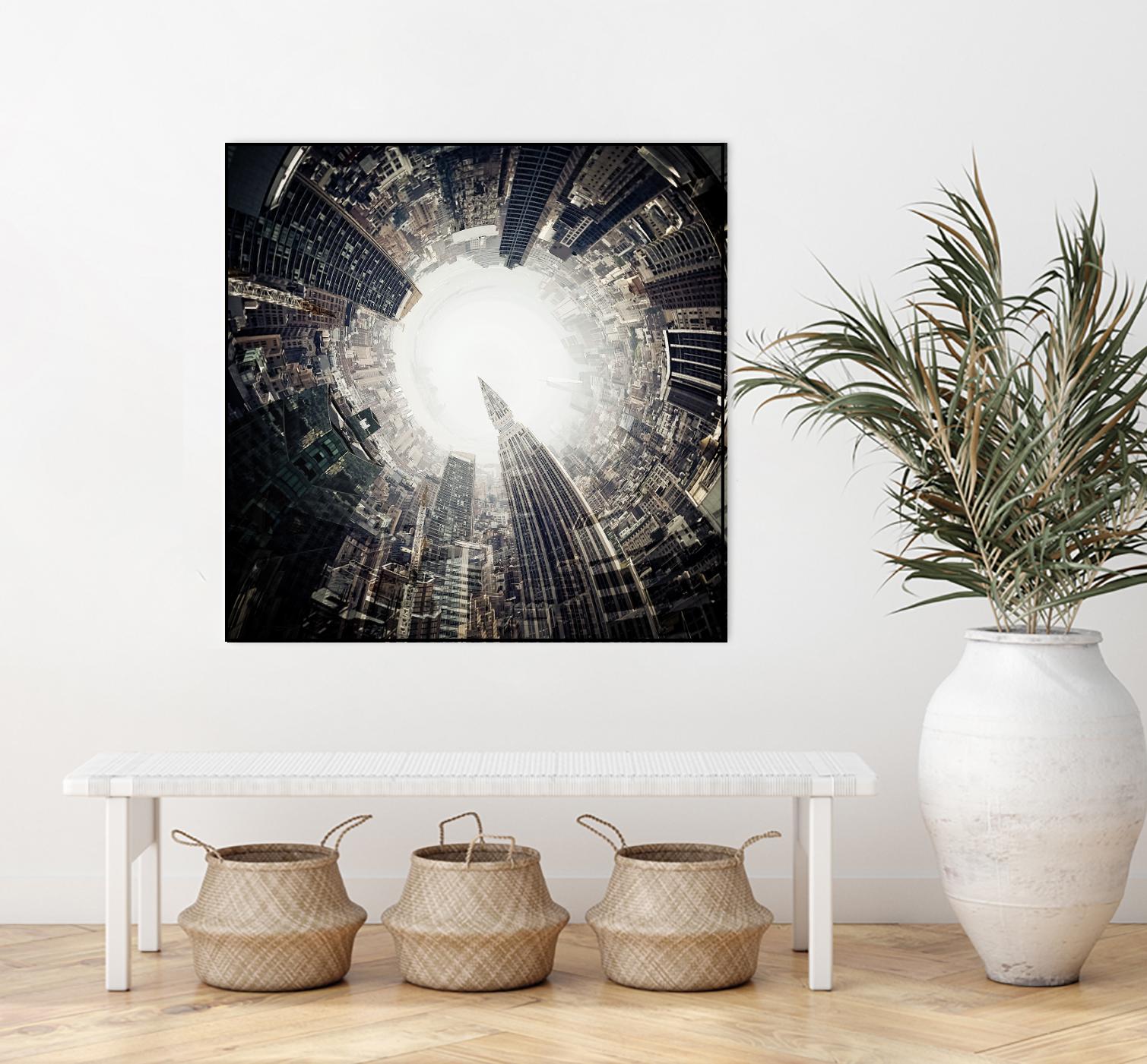 City Center II by Jean-François Dupuis on GIANT ART - white city scene ville