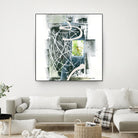 Sans titre by Sylvie Cloutier on GIANT ART - green abstract