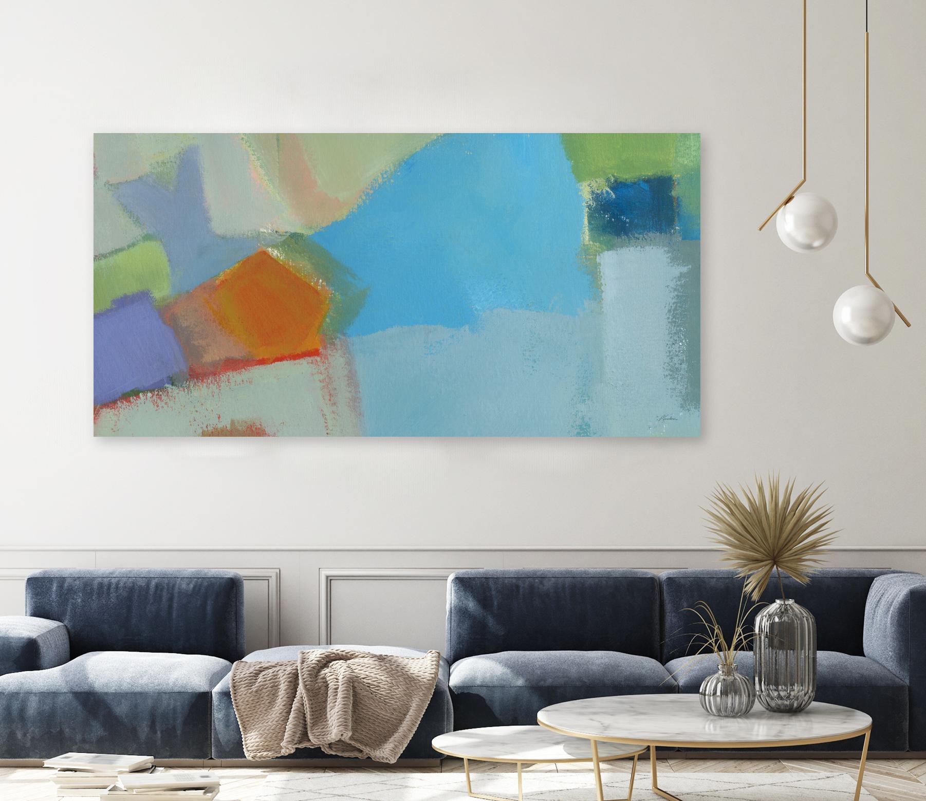 Abstraction 2 by Diane Lambin on GIANT ART - green abstract