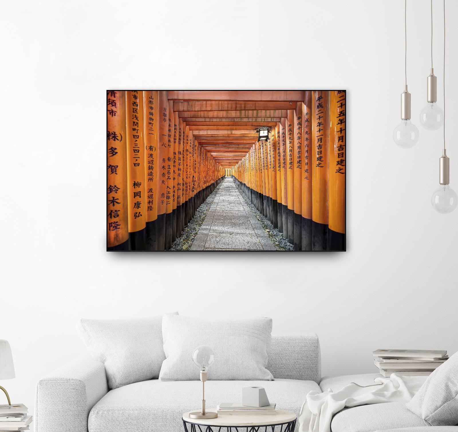 Fushimi Inari Shrine, Kyoto by Nick Jackson on GIANT ART - orange photo art