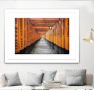 Fushimi Inari Shrine, Kyoto by Nick Jackson on GIANT ART - orange photo art