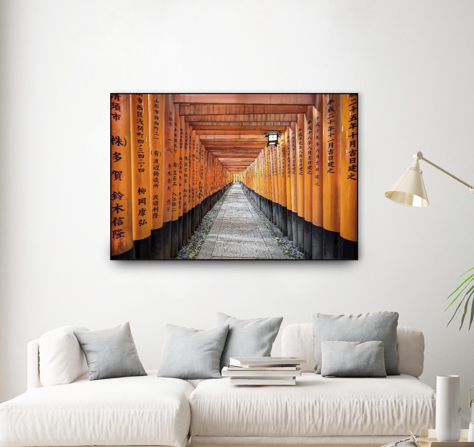 Fushimi Inari Shrine, Kyoto by Nick Jackson on GIANT ART - orange photo art