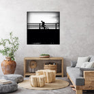 Lone Rider by Jean-François Dupuis on GIANT ART - white black & white bicyclette