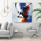 Envol by Roland Benoît on GIANT ART - red abstract quebec artists