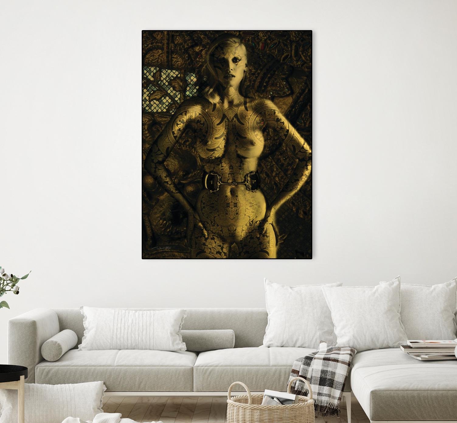 Gold Series Laura Stone by Daniel Stanford on GIANT ART - black photo art