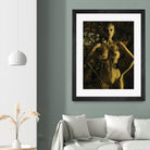 Gold Series Laura Stone by Daniel Stanford on GIANT ART - gold figurative artiste québécois